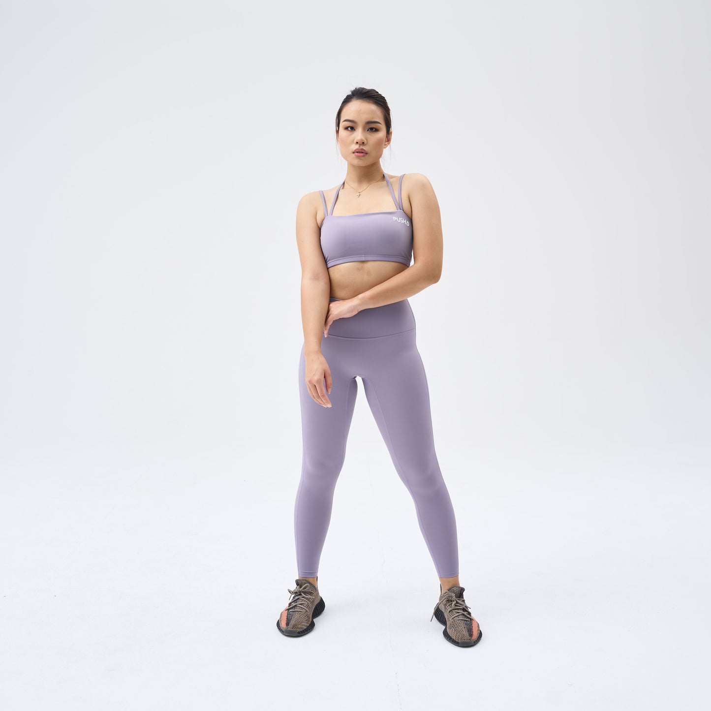 FitGlam Dusty Lilac Leggings