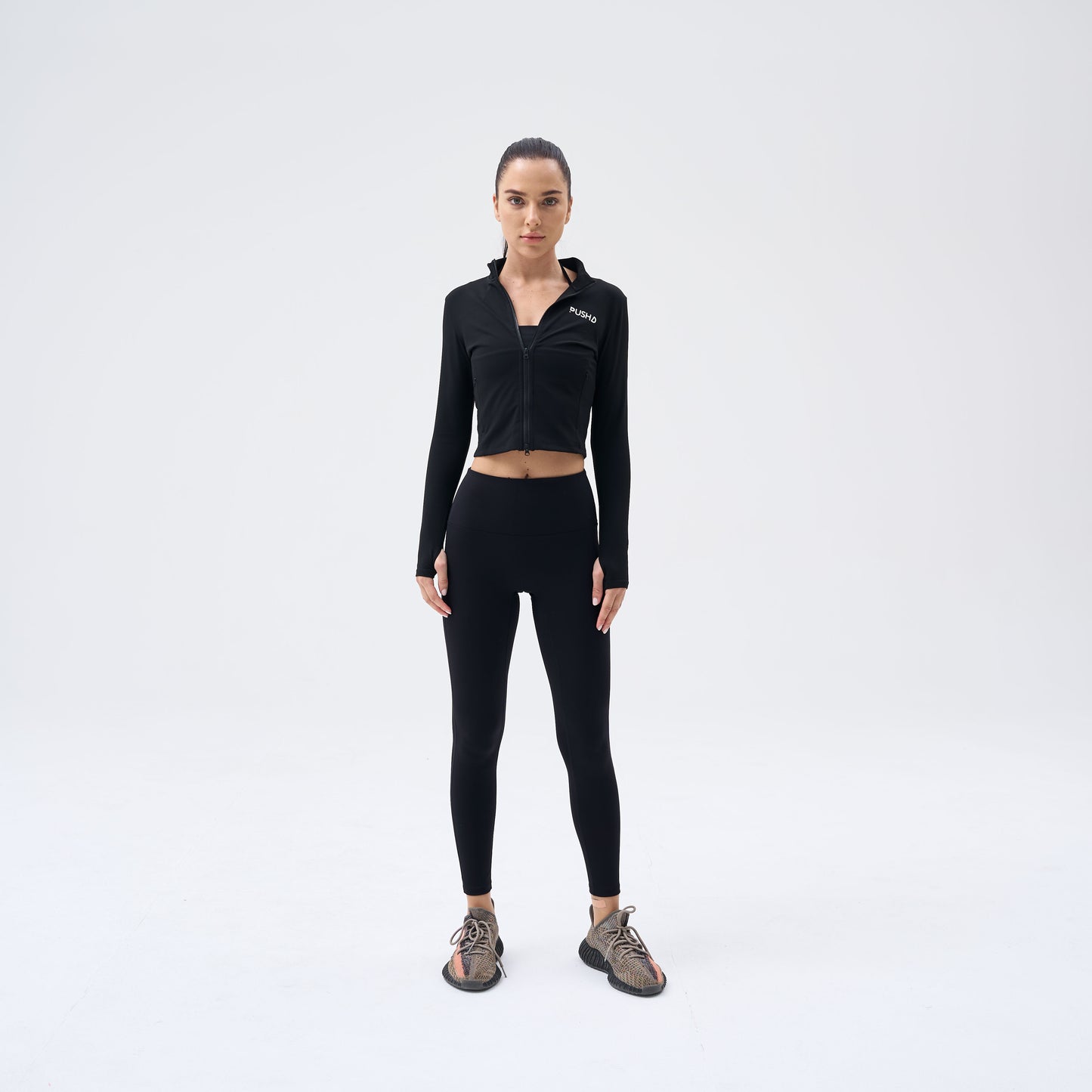 FitGlam Dusty Black Leggings