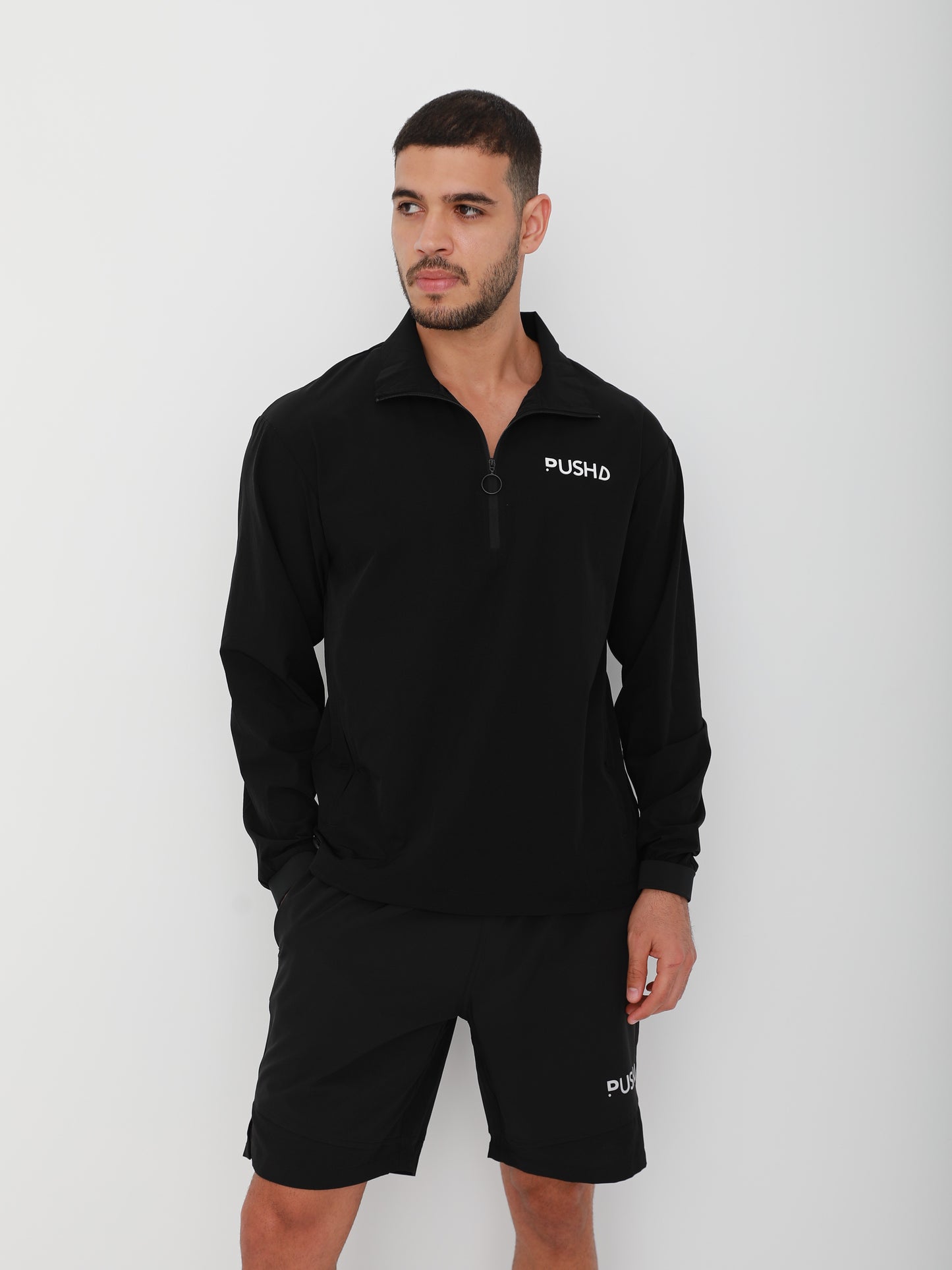 All Essential Windbreaker Jacket in Black