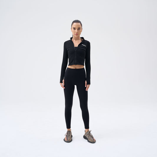 FitGlam Dusty Black Leggings
