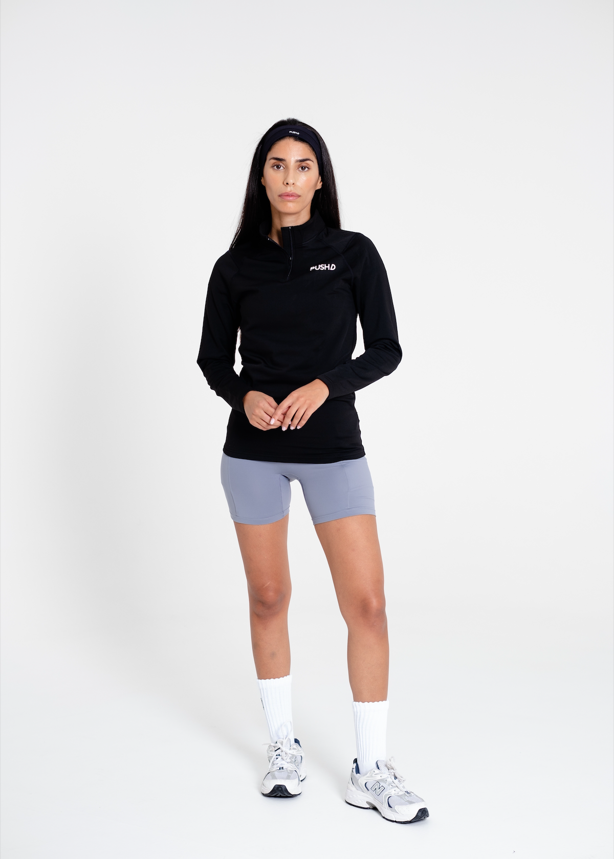 Black Limitless Half-Zip Jacket